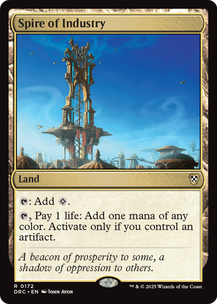 Spire of Industry (-172) [Commander: Aetherdrift]