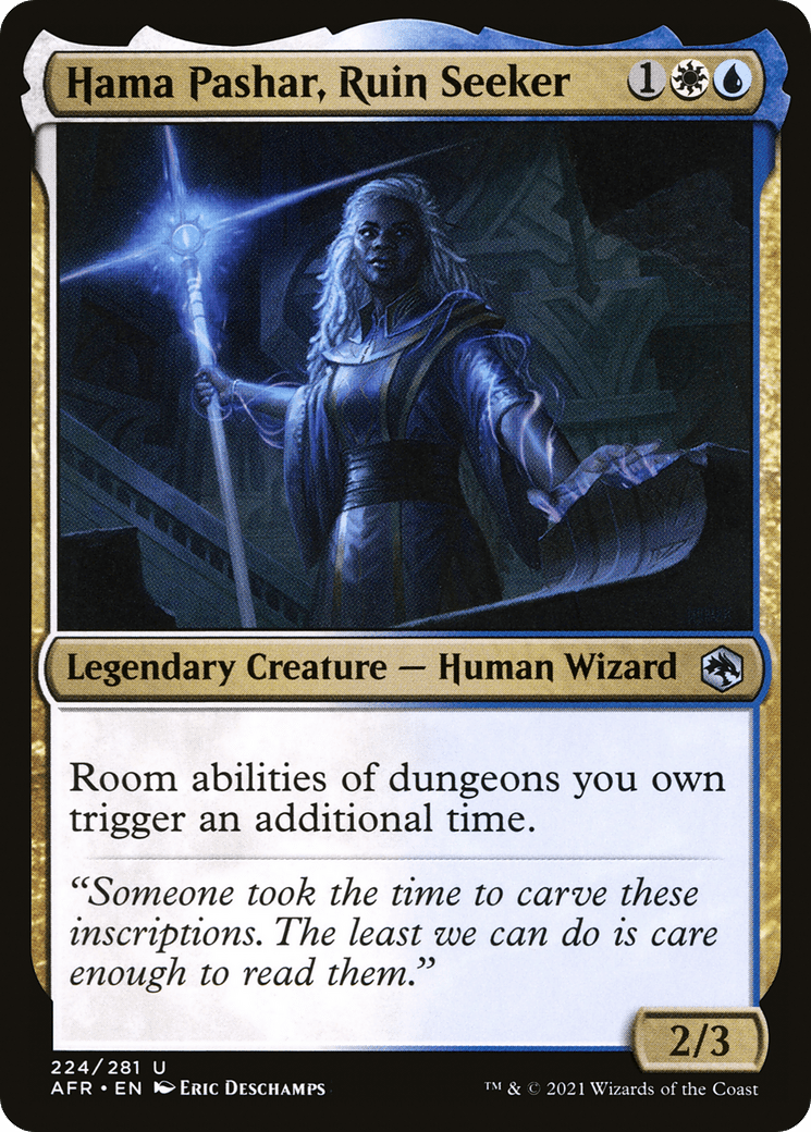 Hama Pashar, Ruin Seeker [Dungeons & Dragons: Adventures in the Forgotten Realms] Foil