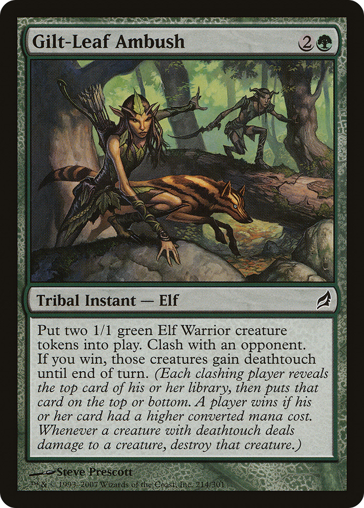 Gilt-Leaf Ambush [Lorwyn] Foil