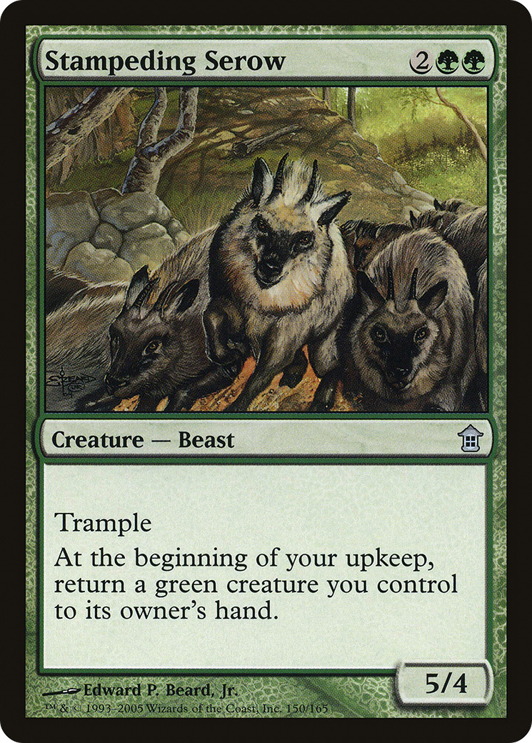 Stampeding Serow [Saviors of Kamigawa] Foil