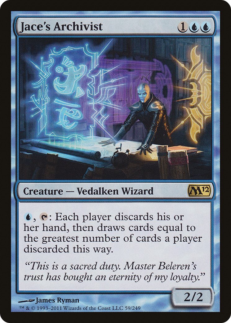 Jace's Archivist [Magic 2012] Foil