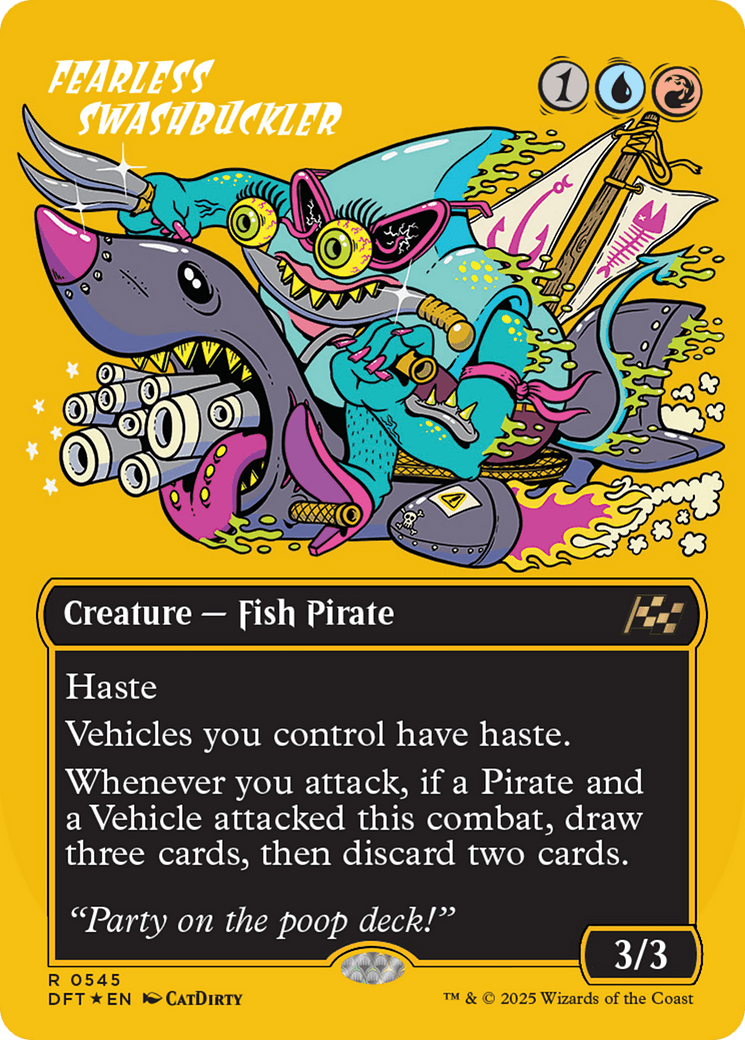 Fearless Swashbuckler |  Foil (545) [Aetherdrift]