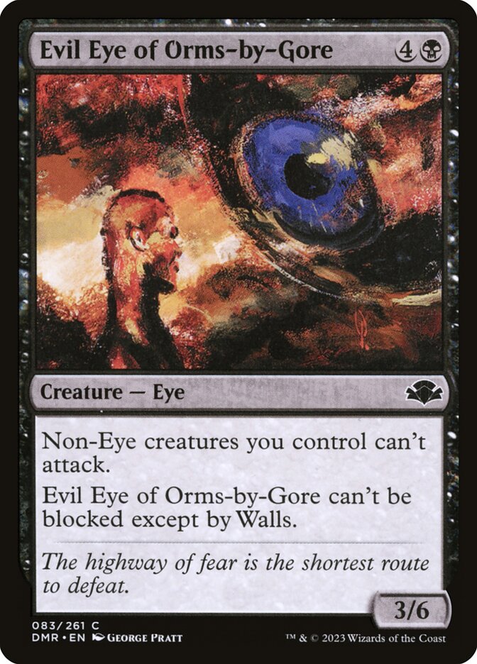 Evil Eye of Orms-by-Gore 83 (Dominaria Remastered) 