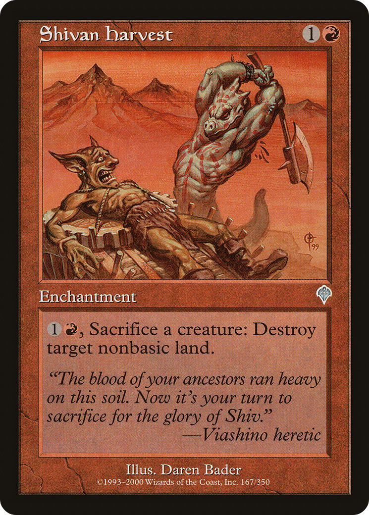 Shivan Harvest [Invasion] Foil