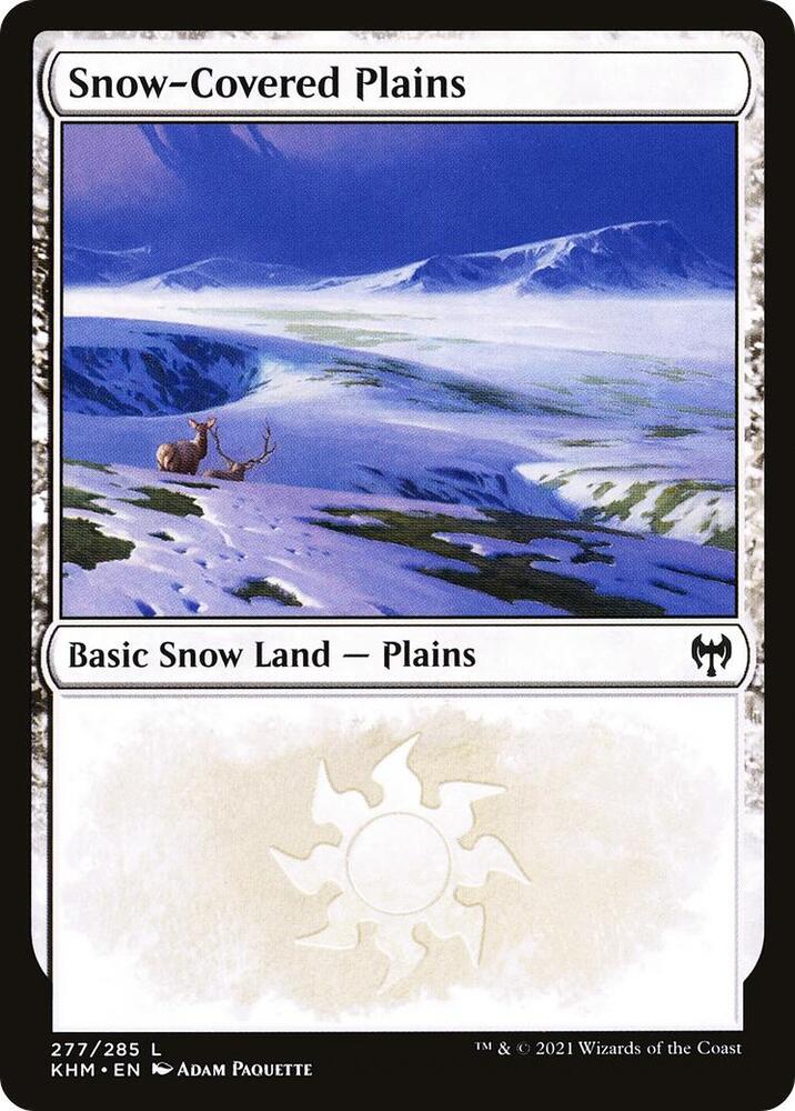 Snow-Covered Plains 277 (Kaldheim)  - Foil