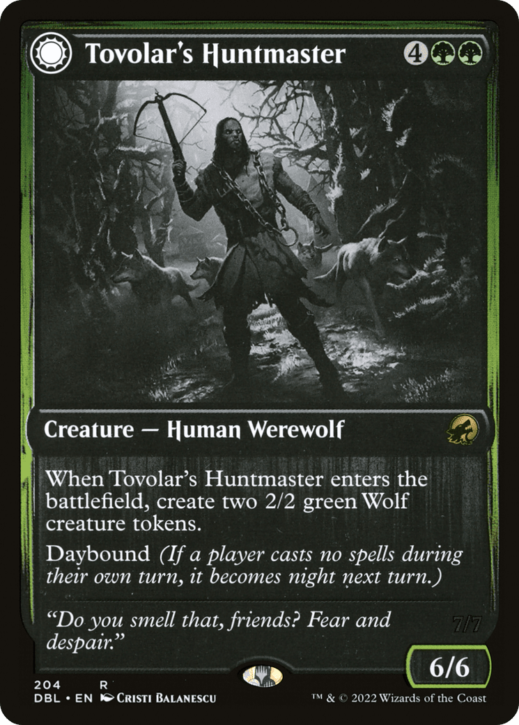 Tovolar's Huntmaster // Tovolar's Packleader [Innistrad: Double Feature]