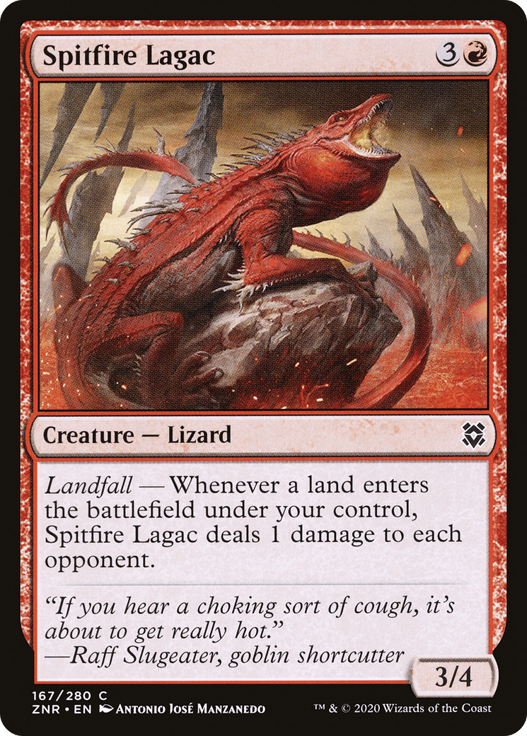 Spitfire Lagac [Zendikar Rising] Foil