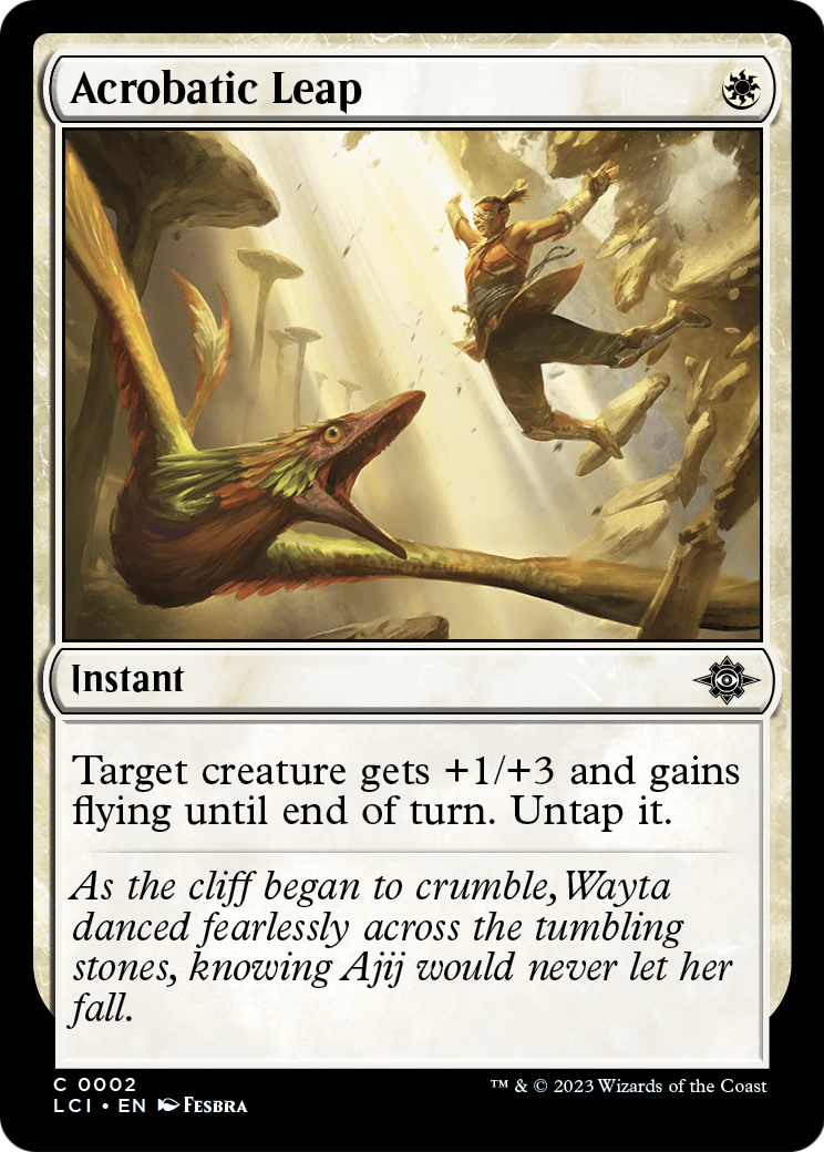 Acrobatic Leap [The Lost Caverns of Ixalan] Foil