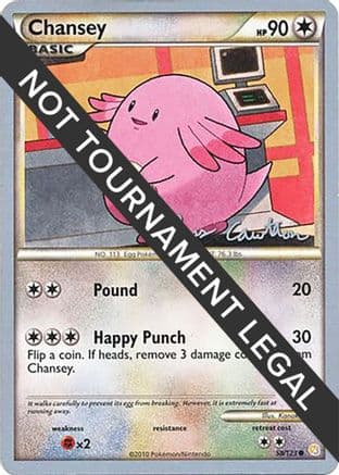 Chansey 2011 (Ross Cawthon) 058- World Championship Decks