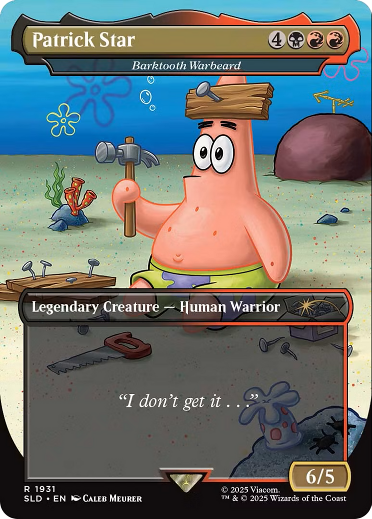Patrick Star - Barktooth Warbeard (1931) [Secret Lair Drop Series]