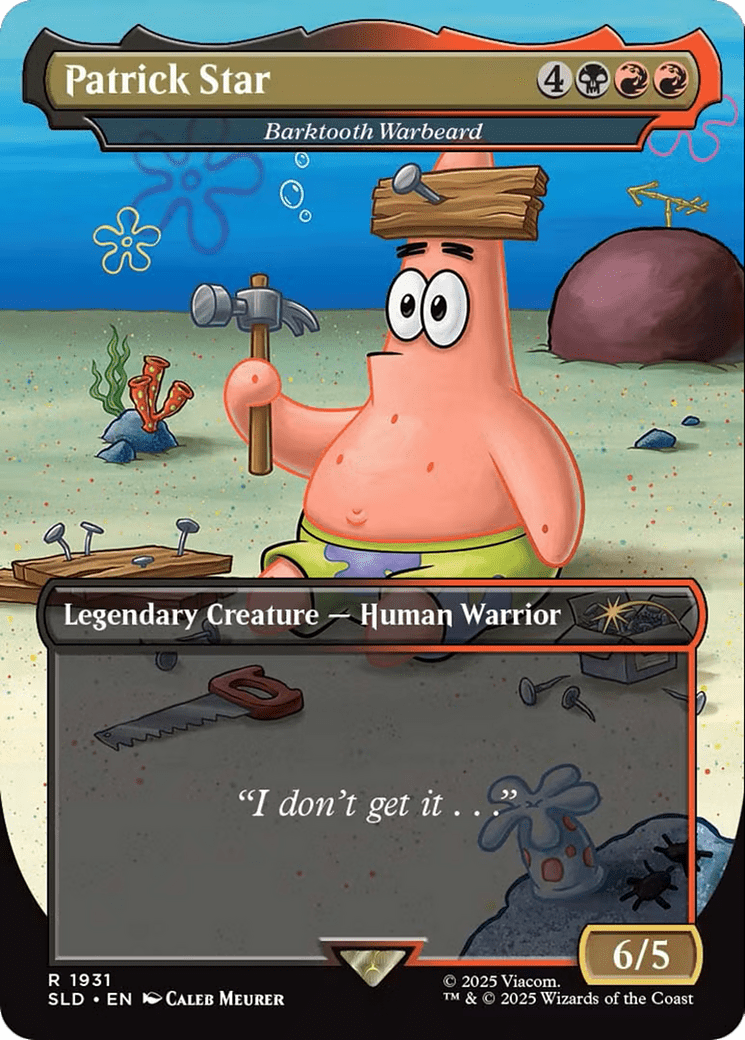 Patrick Star - Barktooth Warbeard (1931) [Secret Lair Drop Series]  Foil