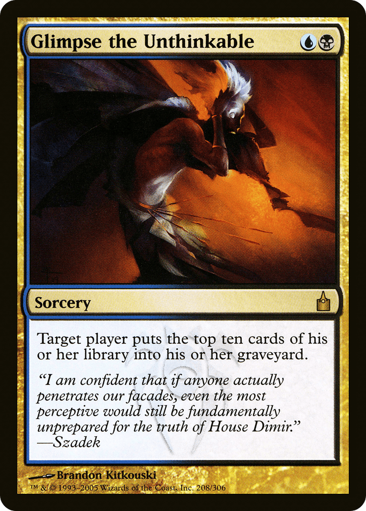 Glimpse the Unthinkable [Ravnica: City of Guilds] Foil