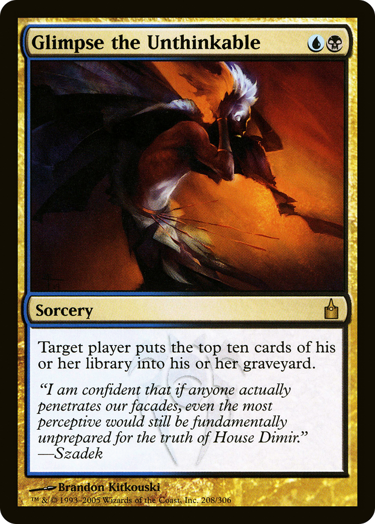Glimpse the Unthinkable [Ravnica: City of Guilds] Foil