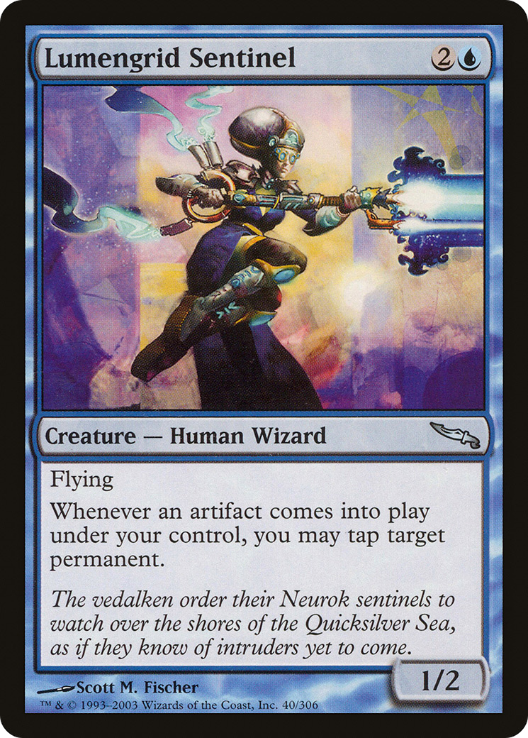 Lumengrid Sentinel [Mirrodin] Foil