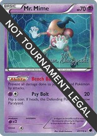 Mr. Mime 2013 (Jason Klaczynski) 047- World Championship Decks