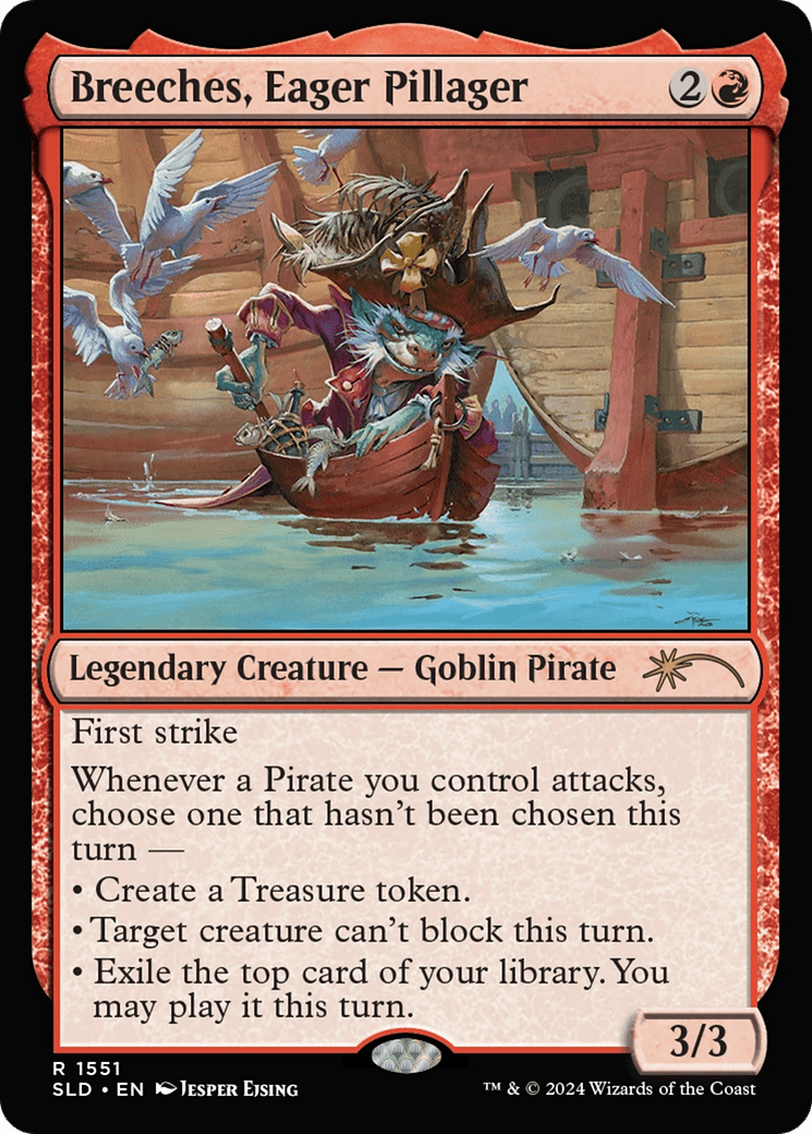 Breeches, Eager Pillager (1551) [Secret Lair Drop]  Foil