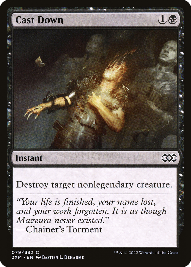 Cast Down [Double Masters] Foil