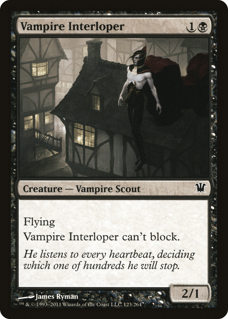 Vampire Interloper [Innistrad] Foil