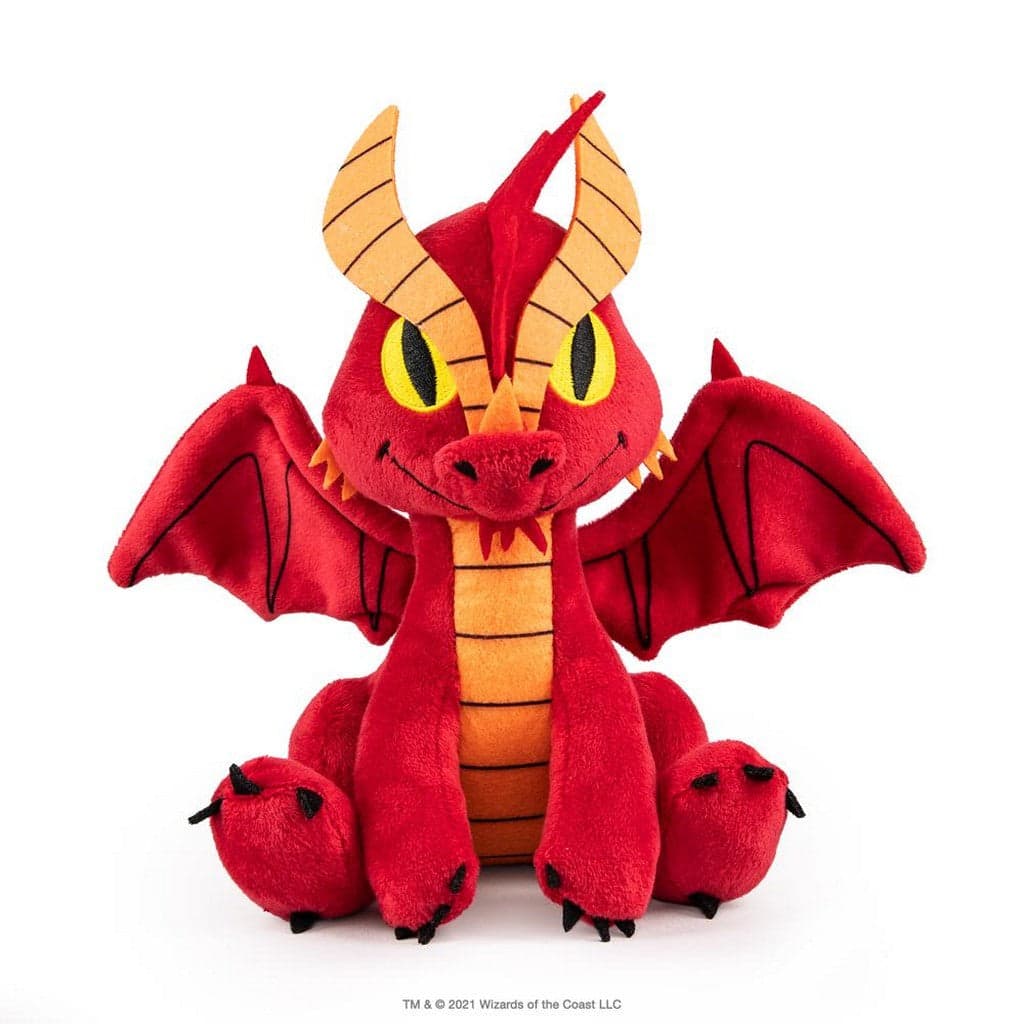 Kidrobot Dungeons And Dragons: Red Dragon 8 Inch Phunny Plush