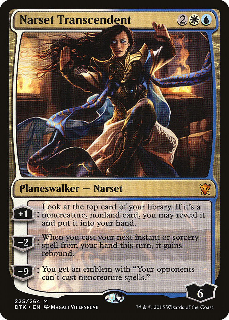 Narset Transcendent [Dragons of Tarkir] Foil