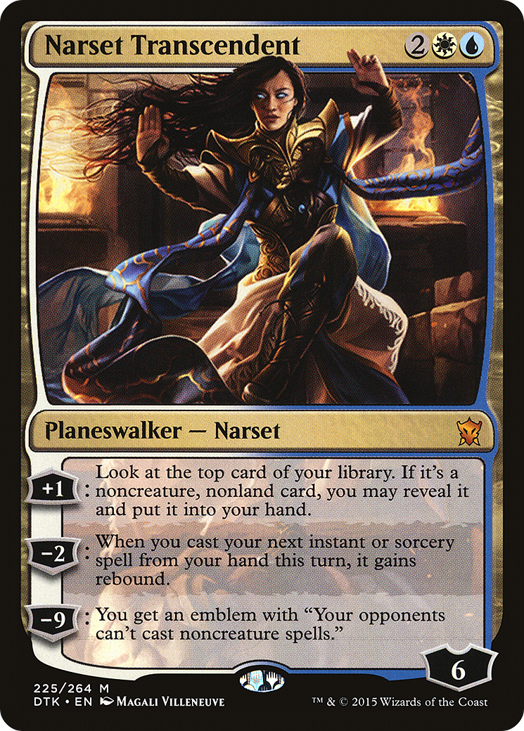 Narset Transcendent [Dragons of Tarkir] Foil