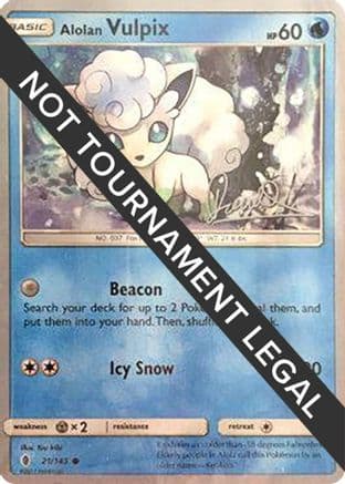 Alolan Vulpix 2017 (Diego Cassiraga) 021- World Championship Decks