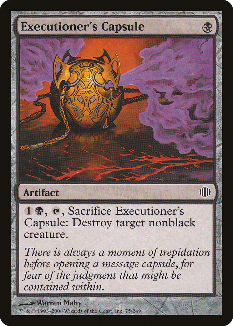 Executioner's Capsule [Shards of Alara] Foil