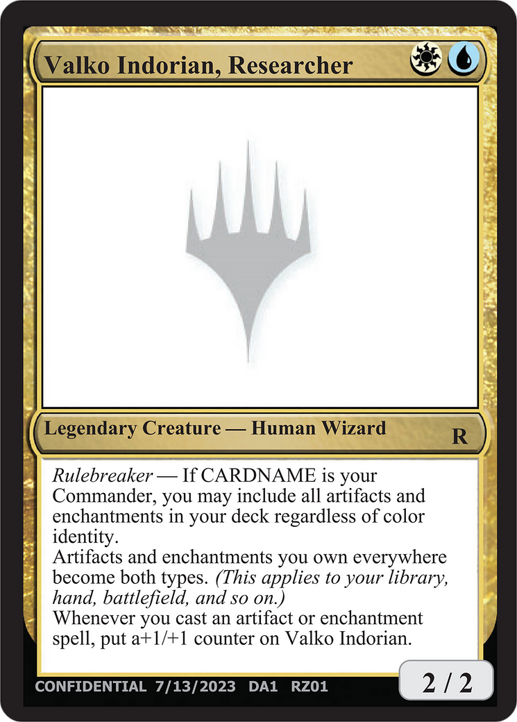 Valko Indorian, Researcher (DA1-RZ01C) - Unknown Event