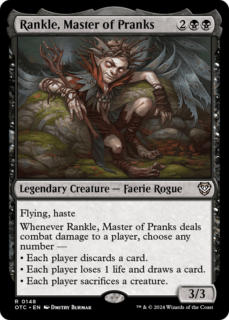 Rankle, Master of Pranks [Outlaws of Thunder Junction Commander]