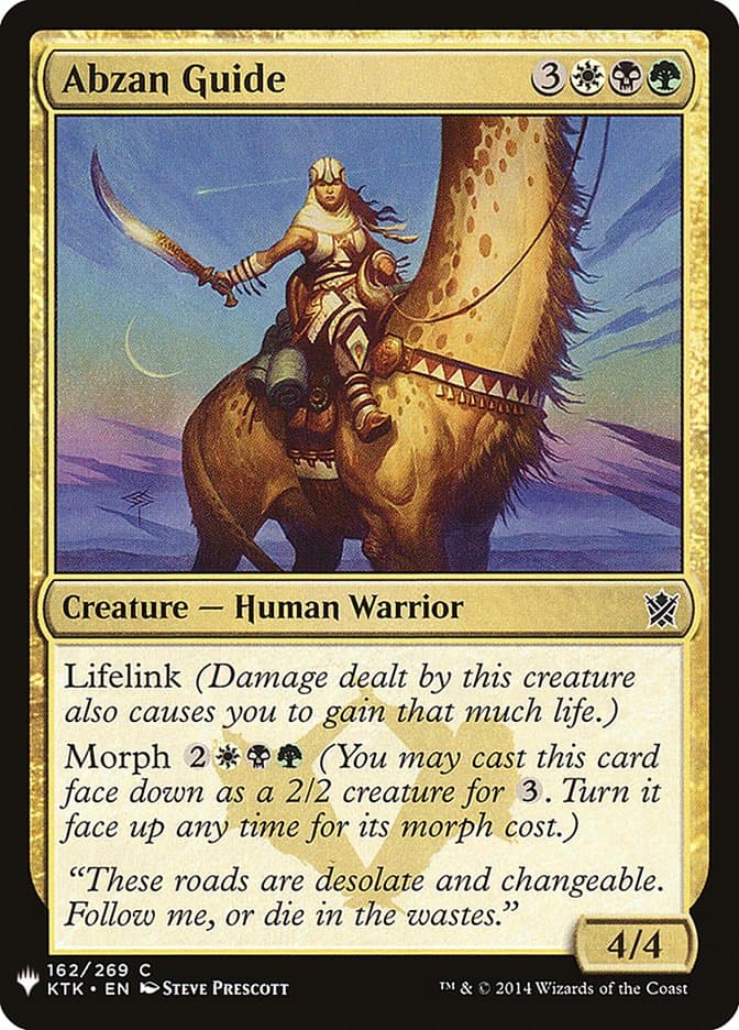 Abzan Guide |  (KTK-162) [The List]