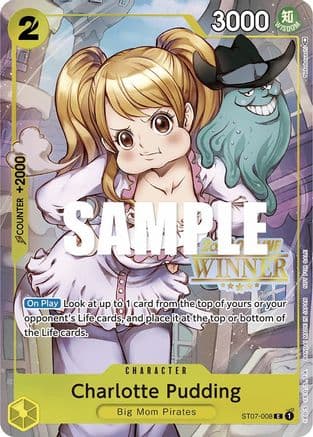 Charlotte Pudding (Offline Regional 2023) [Winner] (ST07-008) - One Piece Promotion Cards