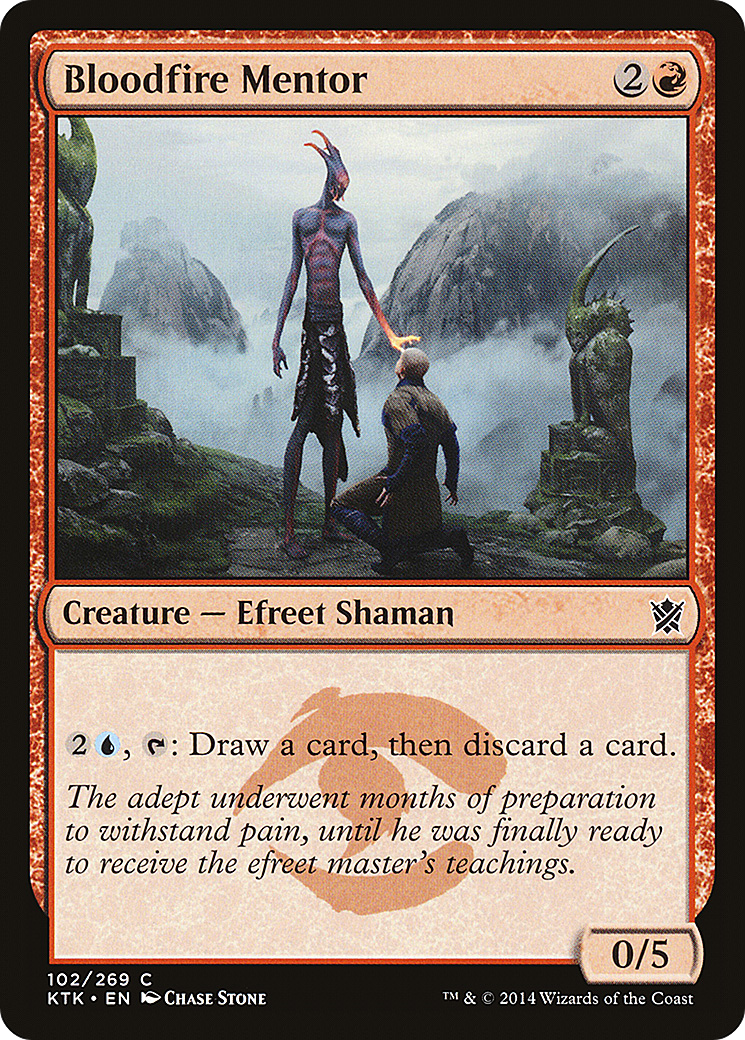 Bloodfire Mentor [Khans of Tarkir] Foil