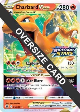 Charizard VSTAR 18- Jumbo Cards Holofoil