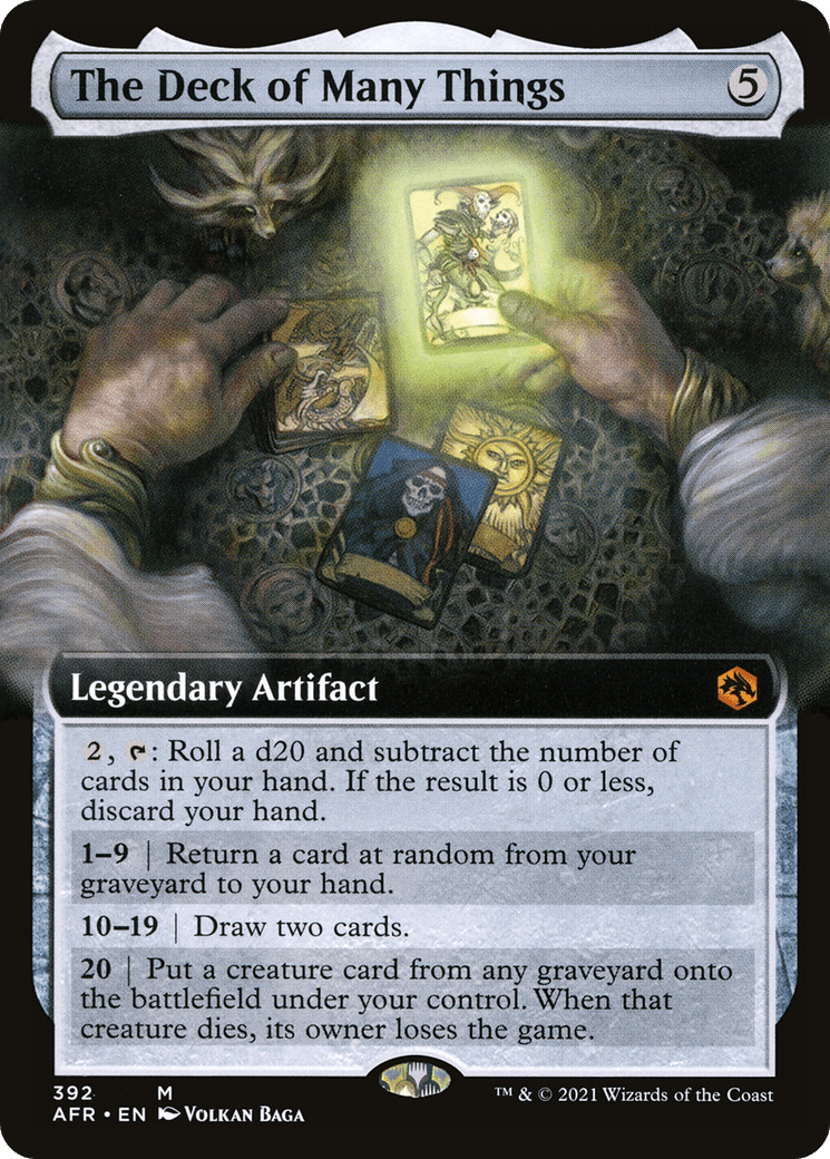 The Deck of Many Things (Extended Art) [Dungeons & Dragons: Adventures in the Forgotten Realms] Foil
