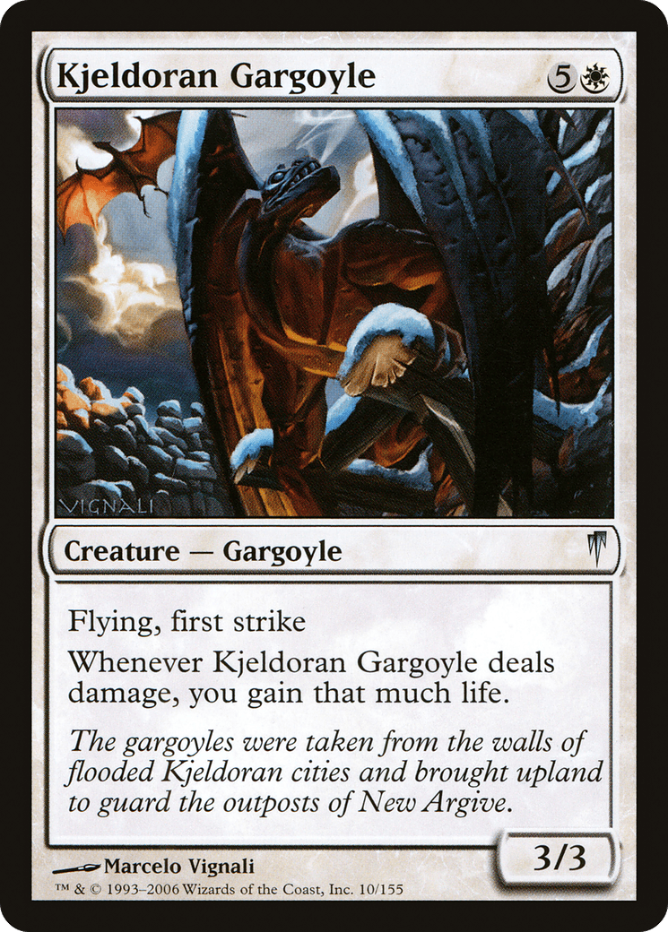 Kjeldoran Gargoyle [Coldsnap] Foil