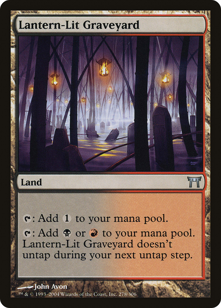 Lantern-Lit Graveyard [Champions of Kamigawa] Foil