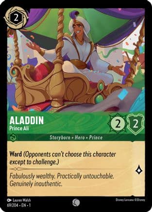 Aladdin - Prince Ali (69/204) [The First Chapter] Cold Foil
