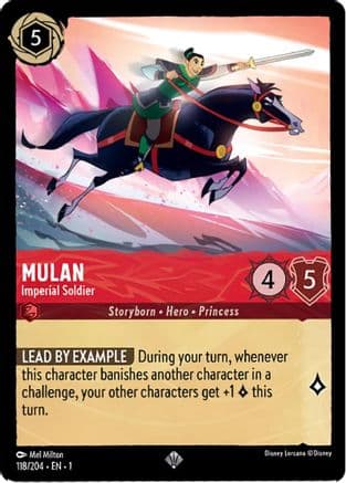 Mulan - Imperial Soldier (118/204) [The First Chapter] Cold Foil