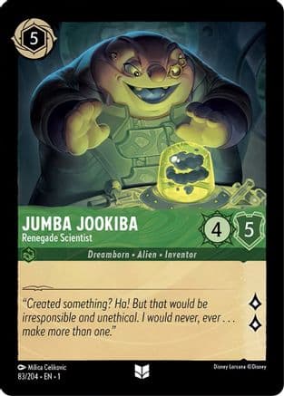 Jumba Jookiba - Renegade Scientist (83/204) [The First Chapter] Cold Foil