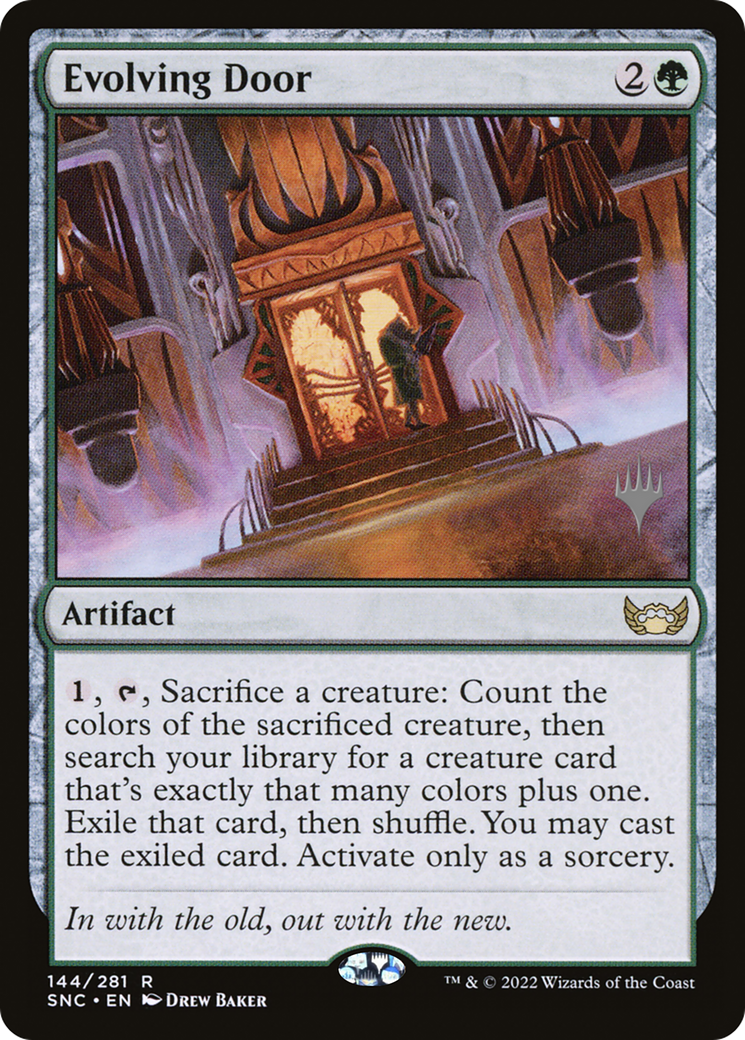 Evolving Door (Promo Pack) [Streets of New Capenna Promos] Foil