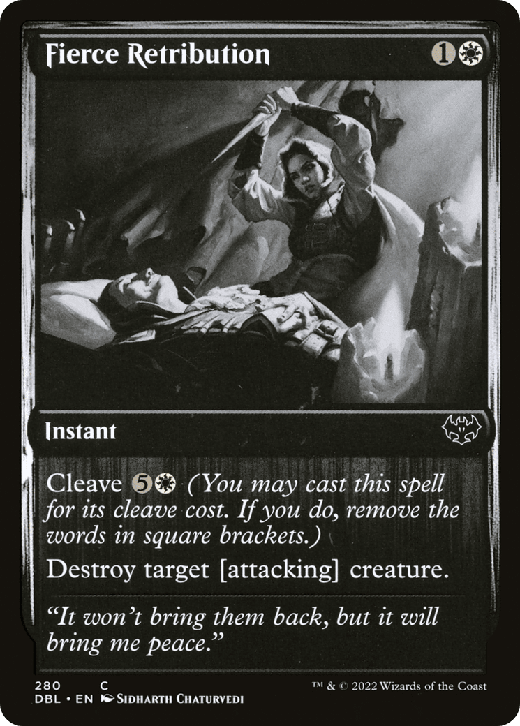 Fierce Retribution [Innistrad: Double Feature] Foil