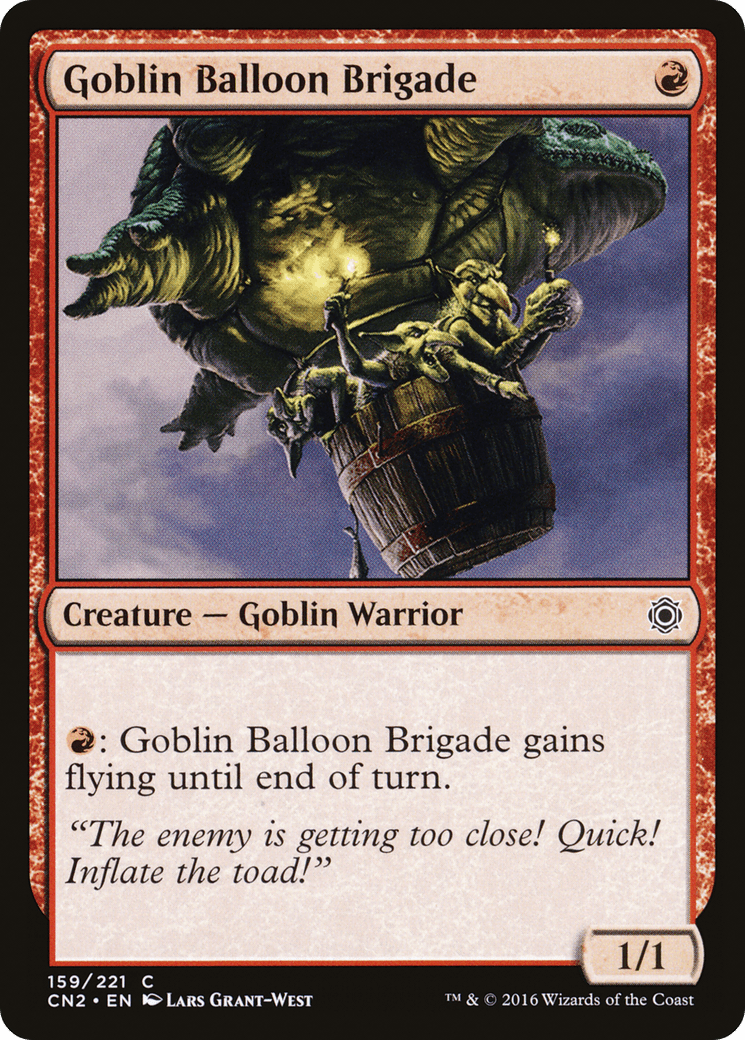 Goblin Balloon Brigade [Conspiracy: Take the Crown] Foil