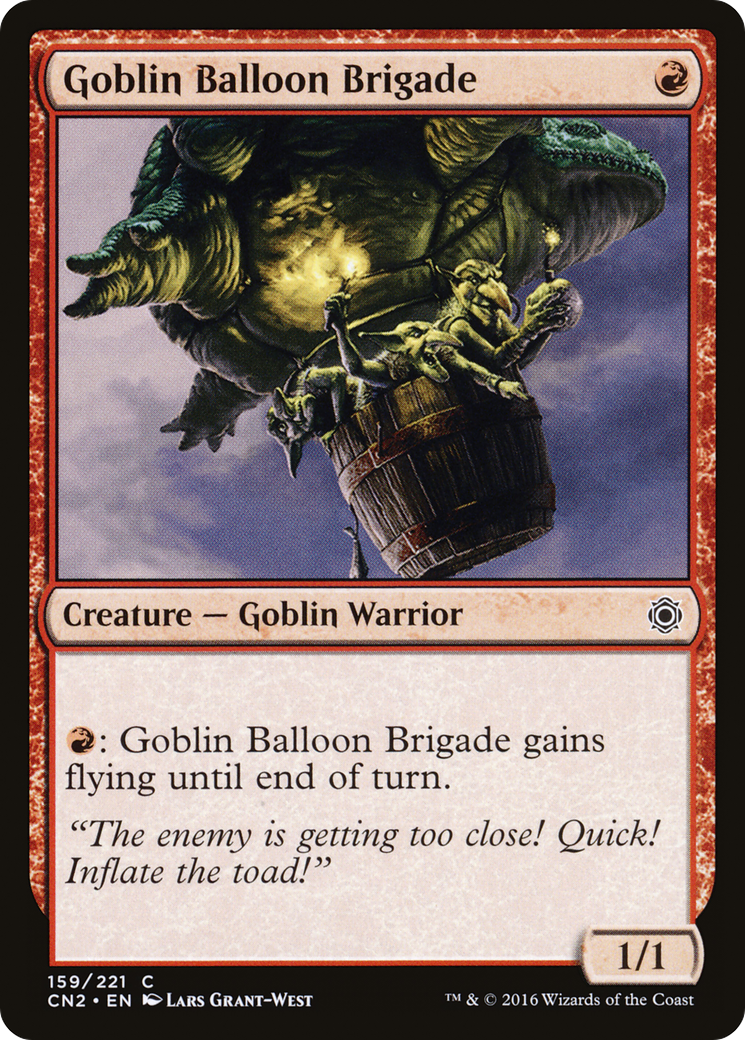 Goblin Balloon Brigade [Conspiracy: Take the Crown] Foil