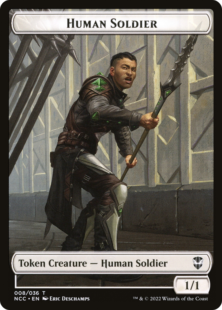 Human Soldier (TNCC-008) - New Capenna Commander Tokens
