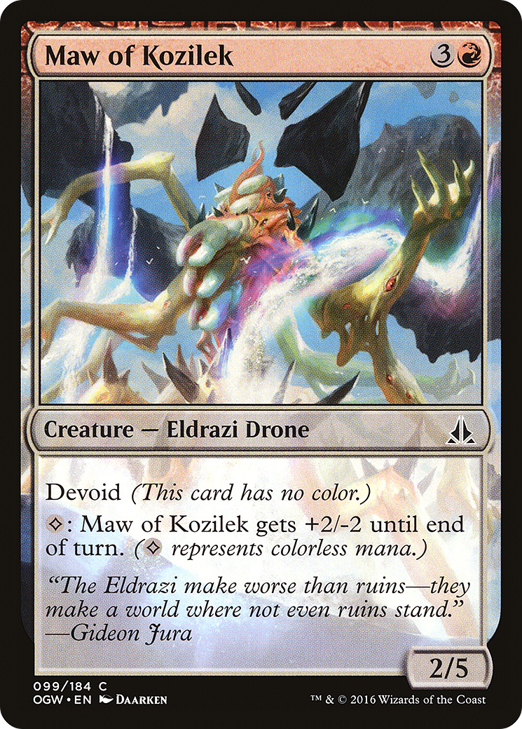 Maw of Kozilek [Oath of the Gatewatch] Foil