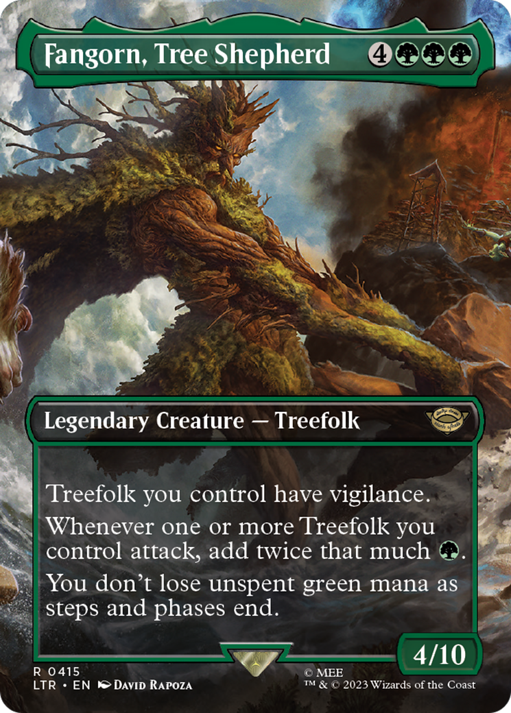 Fangorn, Tree Shepherd (Borderless Alternate Art) [The Lord of the Rings: Tales of Middle-Earth] Foil