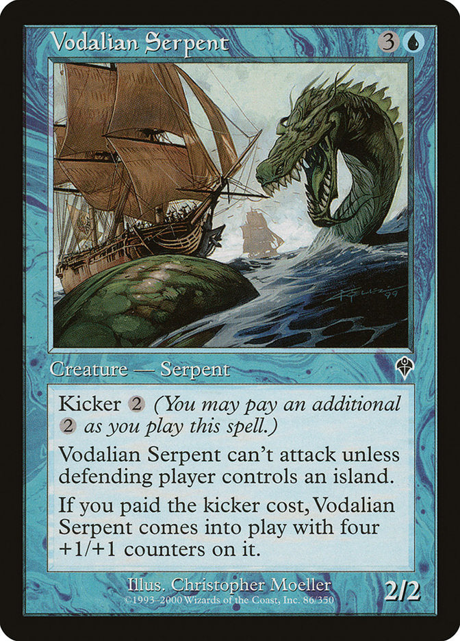 Vodalian Serpent 86/350 (Invasion) 