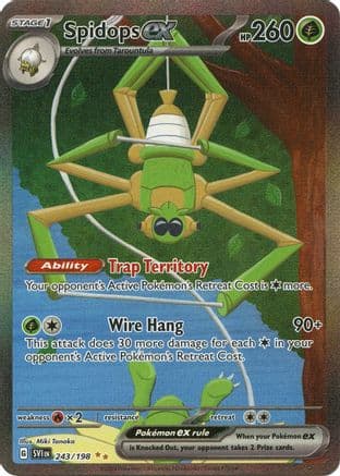 Spidops ex 243/198 - SV01 Scarlet & Violet Base Set Holofoil