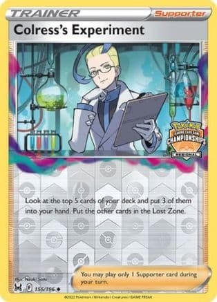 Colress's Experiment (Regional Championships) 155- League & Championship Cards Reverse Holofoil