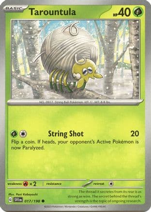 Tarountula 017/198 - SV01 Scarlet & Violet Base Set